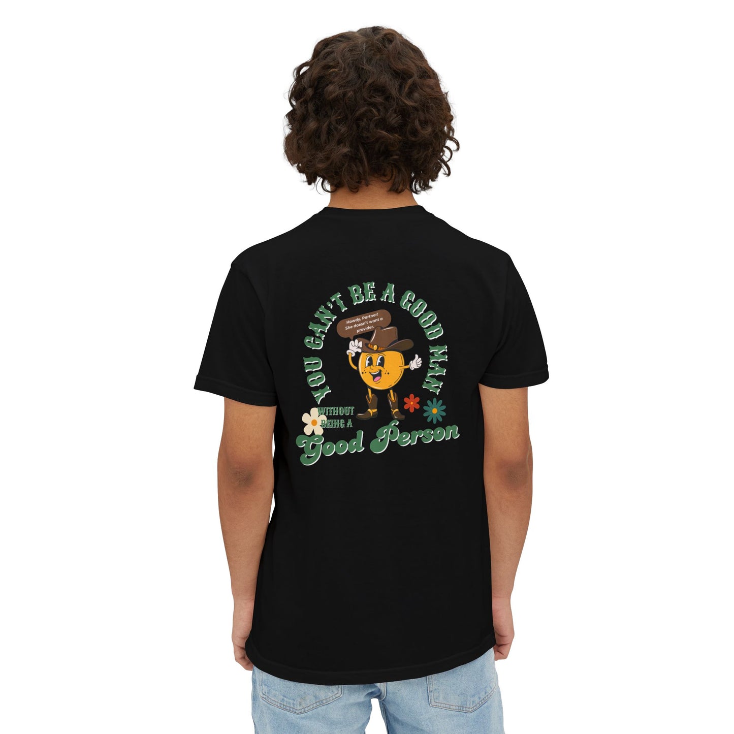 Good Men are Good People- Unisex Vintage Graphic Pocket T-Shirt