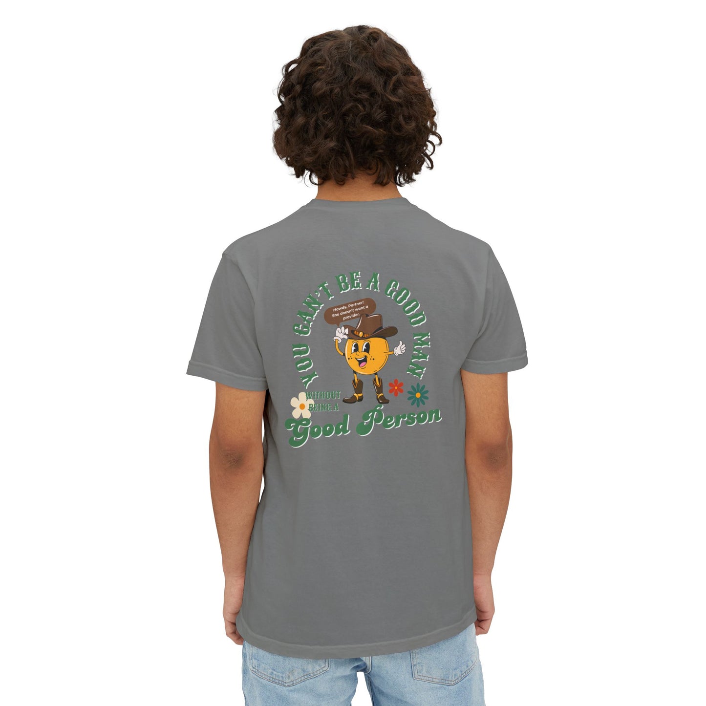Good Men are Good People- Unisex Vintage Graphic Pocket T-Shirt