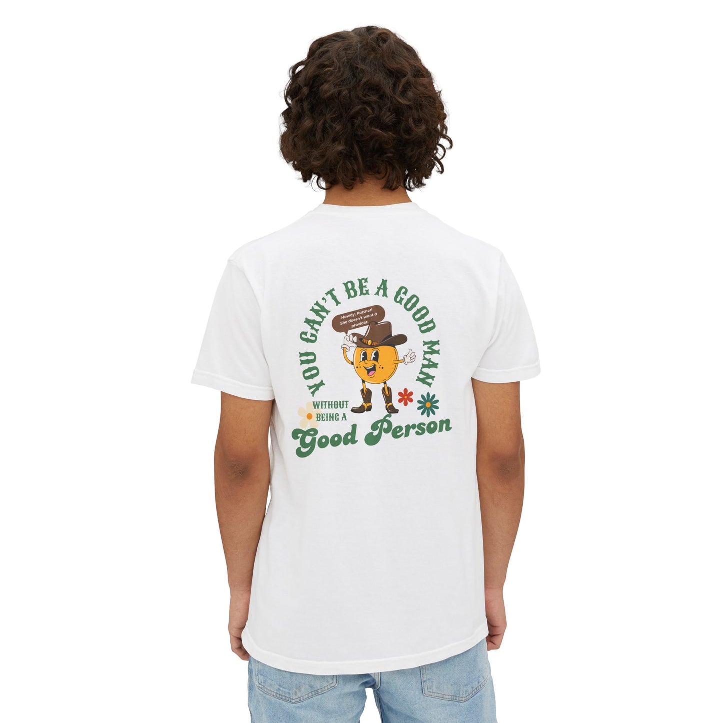 Good Men are Good People- Unisex Vintage Graphic Pocket T-Shirt