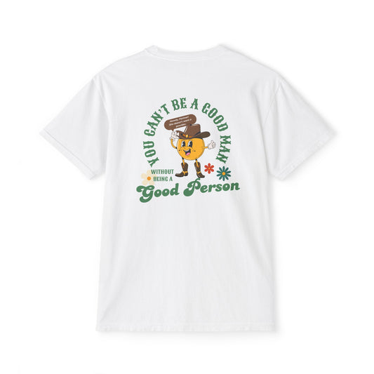 Good Men are Good People- Unisex Vintage Graphic Pocket T-Shirt